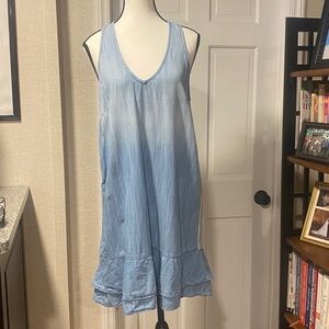 Bella Dahl Denim Blue Sleeveless dress